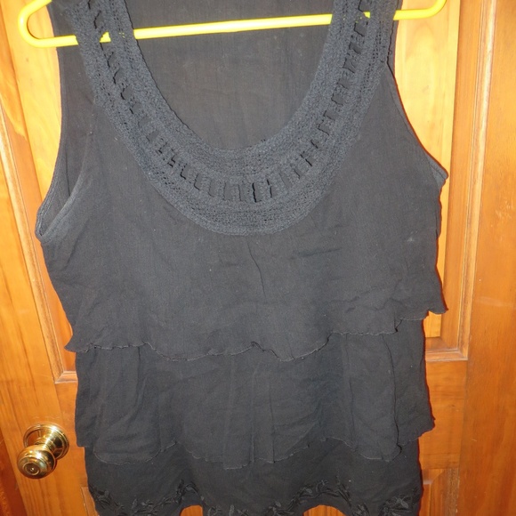 Coldwater Creek Crepey Tank/Tunic - Picture 1 of 6